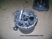 Seriously damaged PZB fixed displacement pump