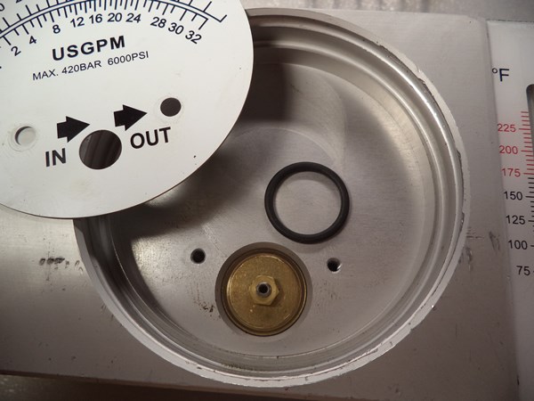 There's another o-ring under the dial