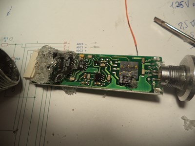The PCB as it came out of the housing