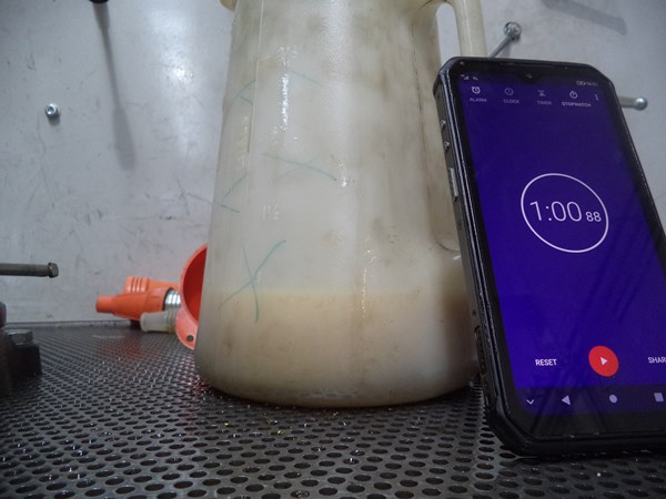 I got almost a liter of oil after 1 minute at 20 bar