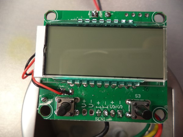 LCD side of the PCB