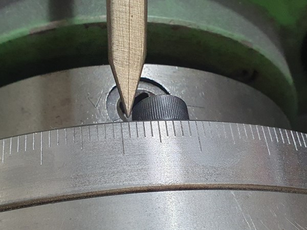 The dial marks look so nice after deburring with sandpaper