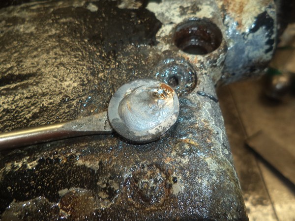 The sheered-off bit end can be easily removed with a MIG welder and a steel washer