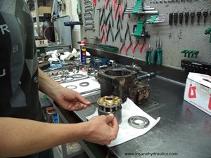 A Way To Insert A Rotary Group Into an Axial piston Pump