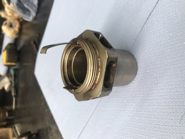 Damaged pressure filter reverse flow valve