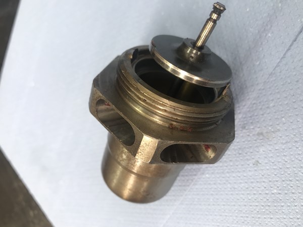 Damaged pressure filter reverse flow valve