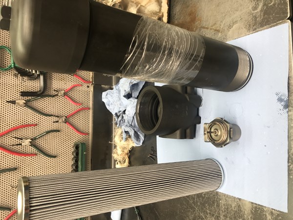 Brand new pressure filter with reverse flow bypass removed