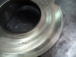 Damaged Swash Plate