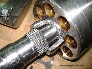 Danfoss Series 90 Mounted With Bearing Plates Upside Down