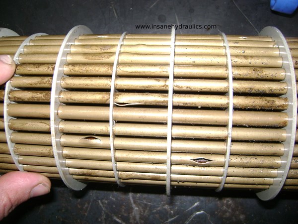 Shell & tube heat exchanger damaged by frozen water