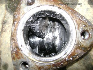 Hydraulic Pump Blows a Hole in its Side