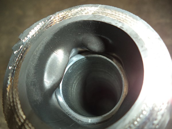 The inner tube didn't get cut, but it presents some serious blistering