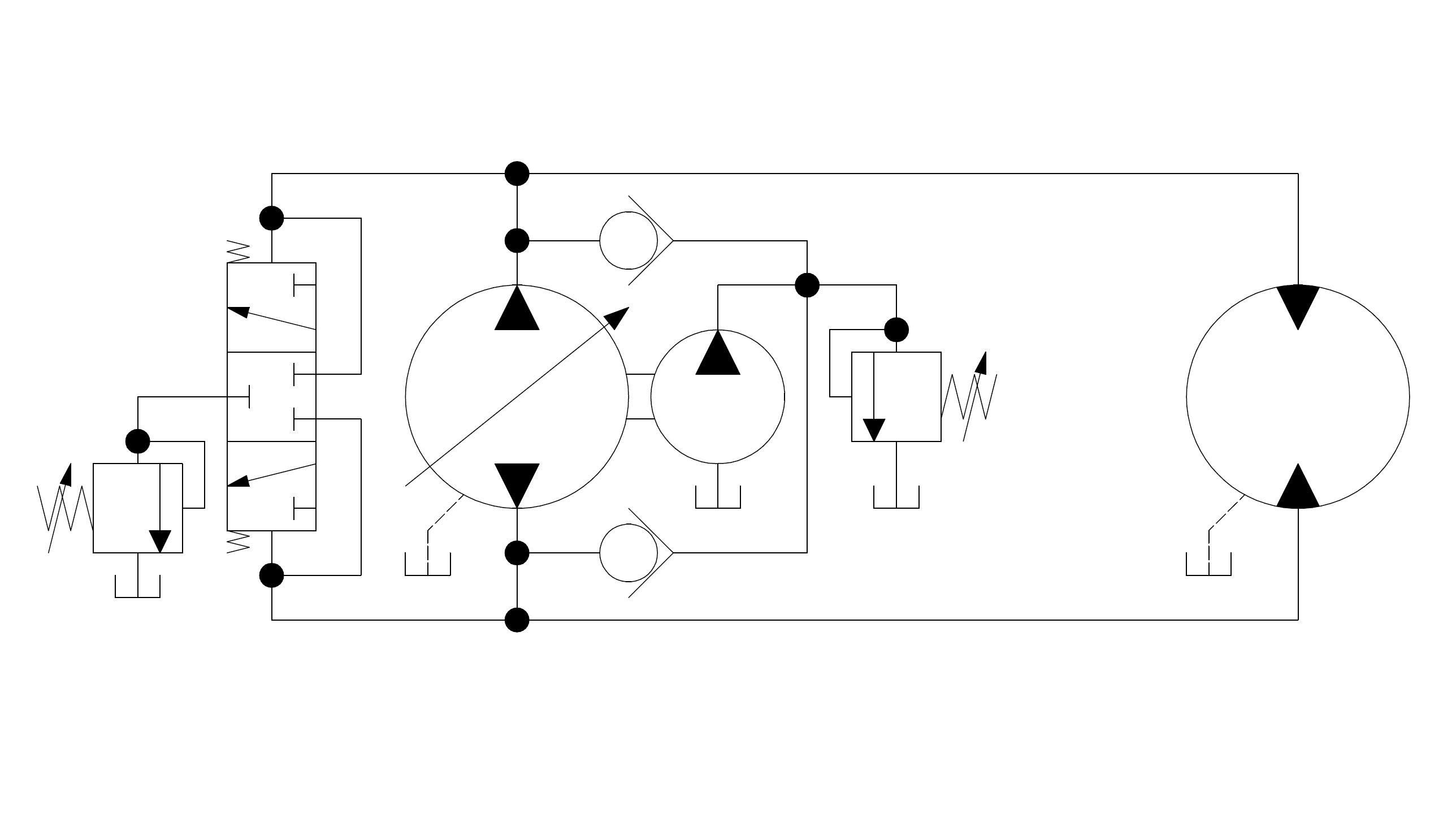 Drawing of script program for hydraulic support