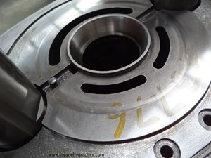 The end plate and tail bearing race