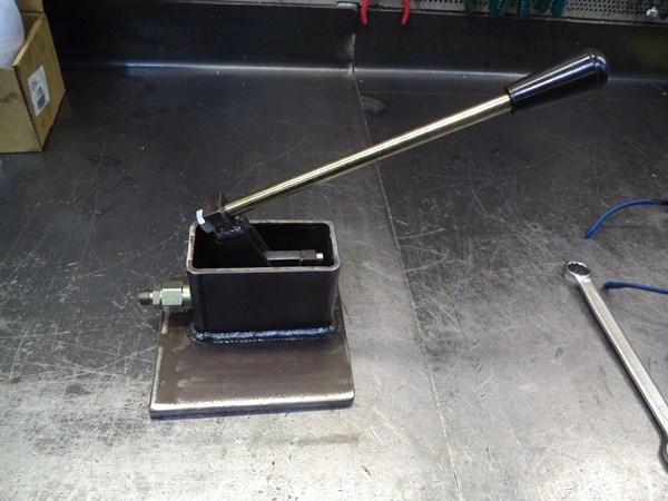 The pump is ready for testing