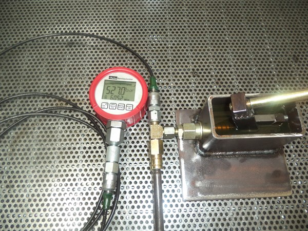 600 bar was super easy to achieve!