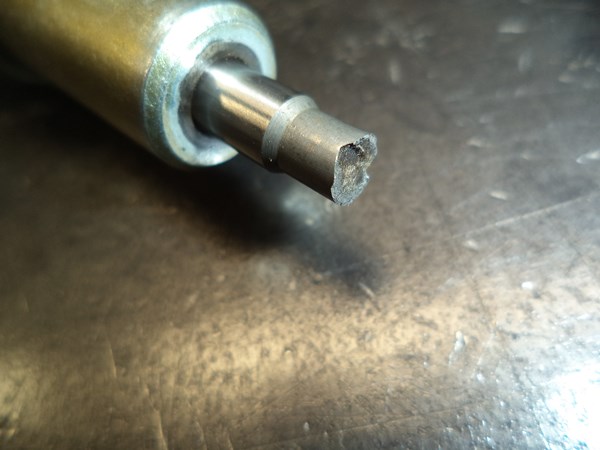 This piston has a missing head