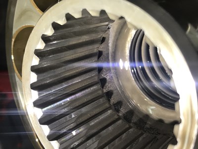 Barrel spline - normal wear