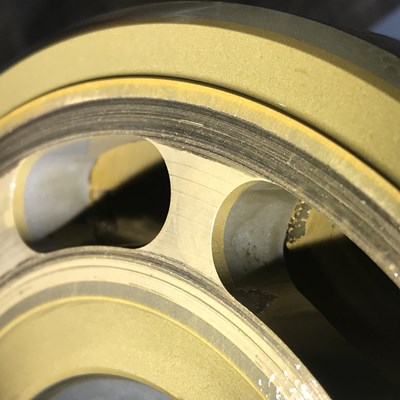 Cylinder block sealing surface is worn-out
