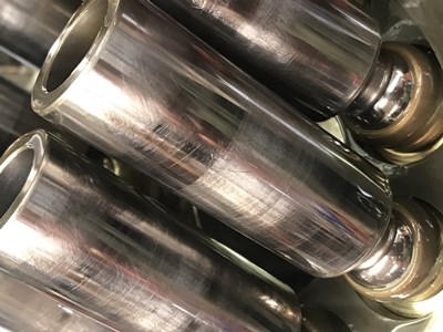 Scratched pistons