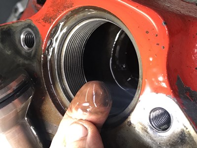 The insides of the ripple chamber