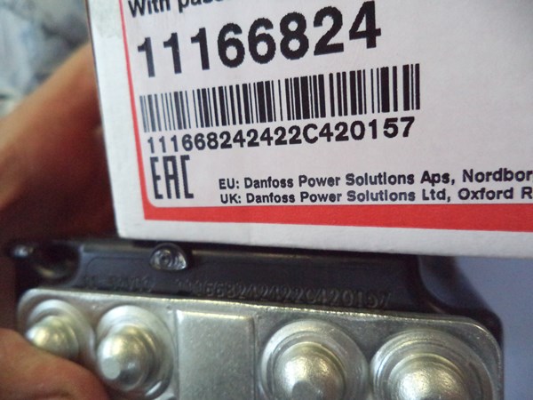 The part number 11166824 makes the first 8 digits of the alfa-numeric code, same code as on the box