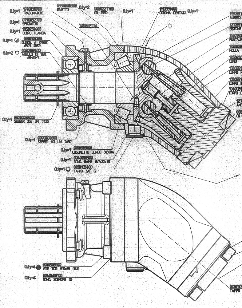 PZB Fixed Displacement Pump Cutaway View