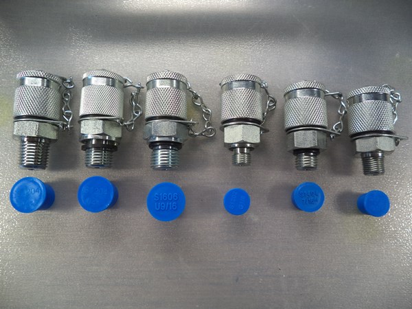 Included test fittings