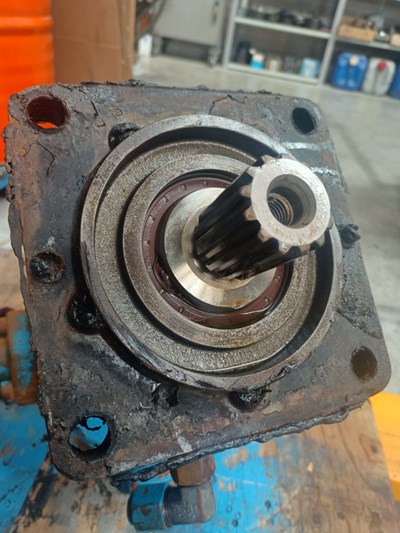 Shaft seal damaged by excessive case pressure