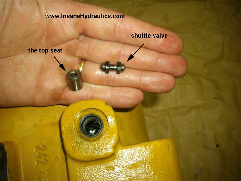 Servo-pressure shuttle valve