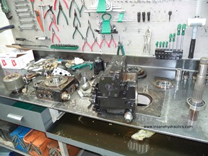 Disassembled Rexroth A4VG125 Hydraulic Pump