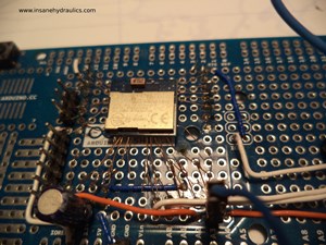 BLE121LR Module Soldered With Small Wires