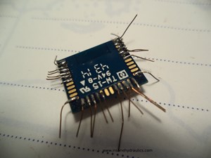 BLE121LR Module Soldered With Small Wires